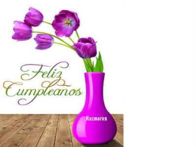 FELIZ CUMPLEAÑOS Photomontage