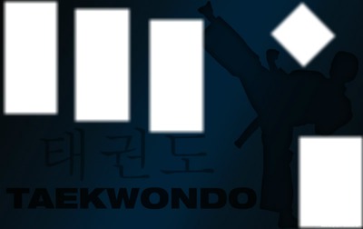 taekwondo Fotomontāža