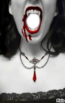 vampire sang Photo frame effect