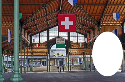 suisse Fotomontage