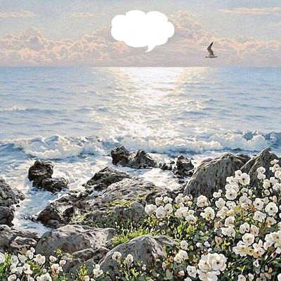 солнце и море Фотомонтажа