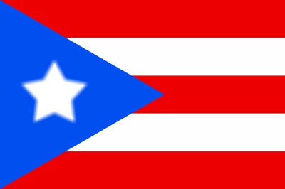 Bandera de Puerto Rico Photo frame effect
