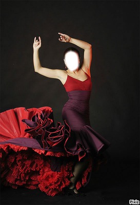danseuse flamenco Montage photo