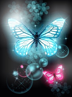la mariposa bella Fotomontáž