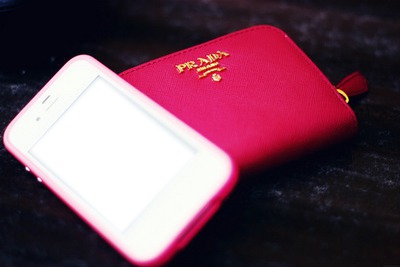 pink iphone ^_^ Fotomontaż
