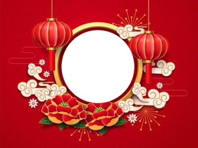 Chinese Lantern Montaje fotografico