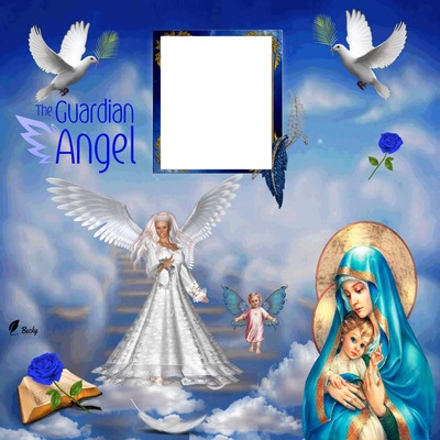 guardian angel Photomontage
