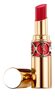 Yves Saint Laurent Rouge Volupte Lipstick in Red Fotomontage