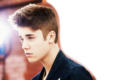 Justin & une fan Fotomontáž