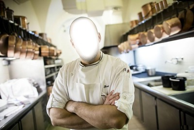 chef cuisinier Fotomontasje