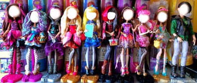 Ever After high dolls Fotomontaggio