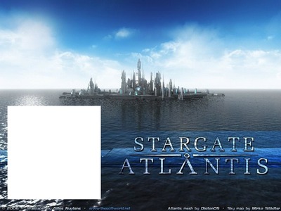 STARGATE SG1 ATLANTIS la porte des etoiles sous la mer Fotomontáž