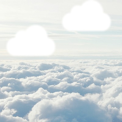 Nuvens Fotomontagem