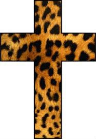 croix léopard Montage photo