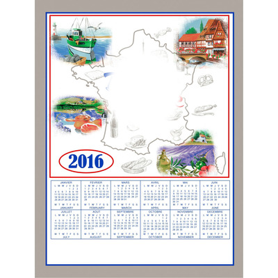calendrier 2016 Photo frame effect