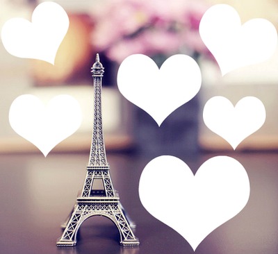 Paris Love Fotomontāža