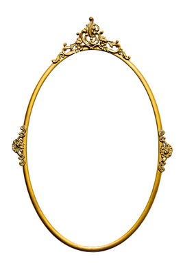care oval Photo frame effect