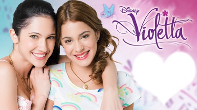 Violetta y Francesca Fotomontasje