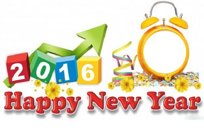 HAPPY NEW YEAR Photo frame effect