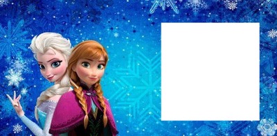 Frozn Elsa and Anna Montage photo