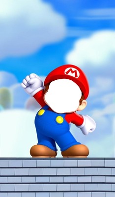 Mario Bros Photo frame effect