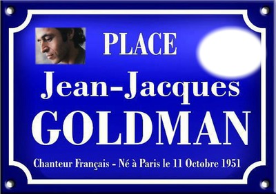 JEAN JACQUES GOLDMAN Fotomontage