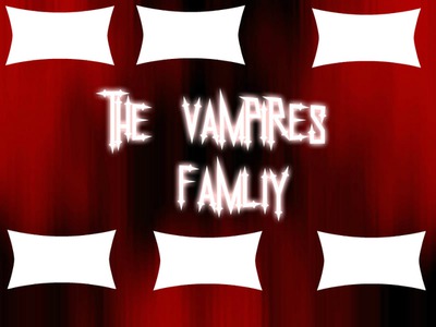 the vampires family Photo frame effect