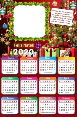 renewilly calendario happy 2020 Valokuvamontaasi