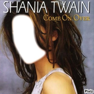 Shania Twain Photo frame effect