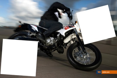 moto une passion <3 Photo frame effect