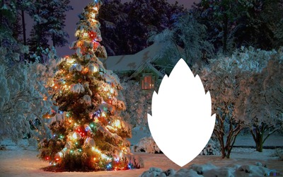 Christmas Tree Фотомонтажа
