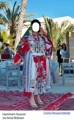 habit traditionnel tunisie Fotomontage
