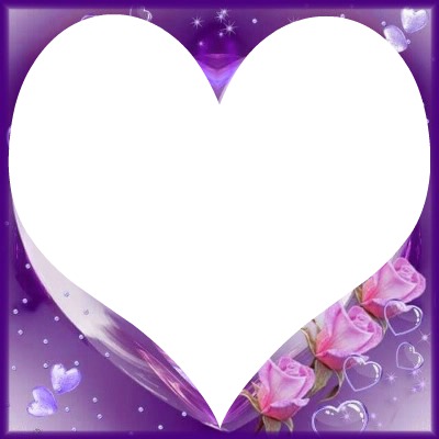 coeur-love-purple Valokuvamontaasi