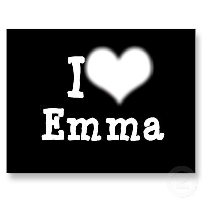 I Love Emma Fotomontage