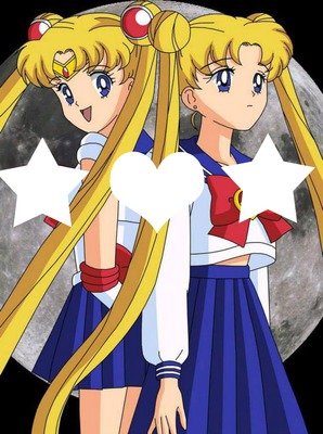 Sailor moon Photo frame effect