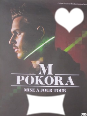 Affiche M Pokora tournée 2011 Montaje fotografico