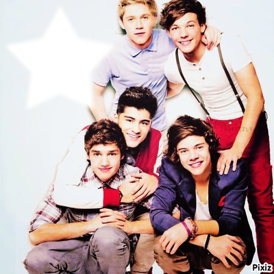 One Direction 1D Fotomontage