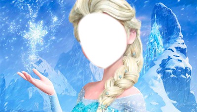 Elsa Frozen Fotomontaža