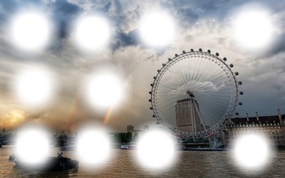 London Eye Fotomontage