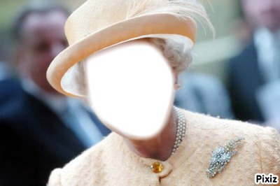 moi la reine d Angleterre Fotomontasje