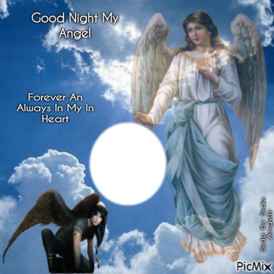 GOOD NIGHT ANGEL Fotomontaža