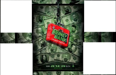 money in the bank Photo frame effect