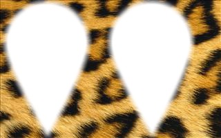 le léopard de la vie Fotomontage