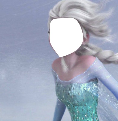 Elsa Frozen Fotomontāža