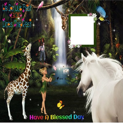 HAVE A BLESSED DAY Photomontage