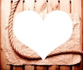 WOOD HEART Montage photo
