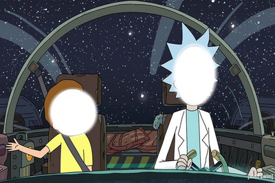 Morty and Rick Фотомонтажа