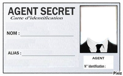Agent secret Fotomontage