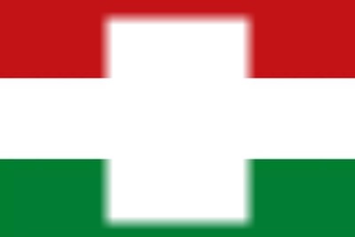 Hungary flag フォトモンタージュ