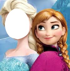 Face da Elsa-fROZEN Fotomontaż